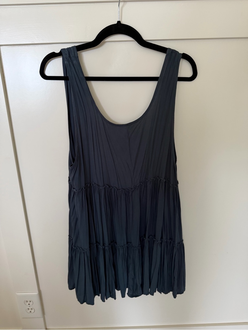 O'Neill Slate Blue Tiered Sleeveless Dress
